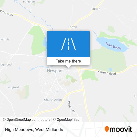 High Meadows map