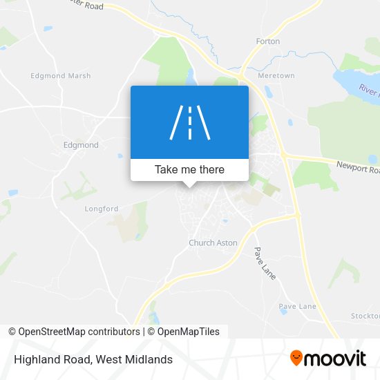 Highland Road map