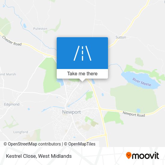 Kestrel Close map