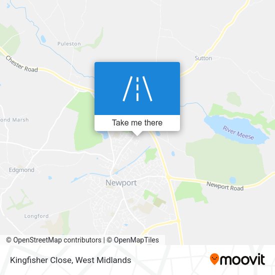 Kingfisher Close map