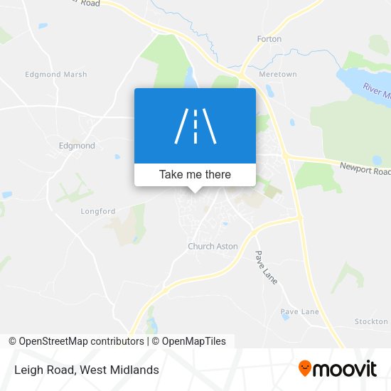 Leigh Road map