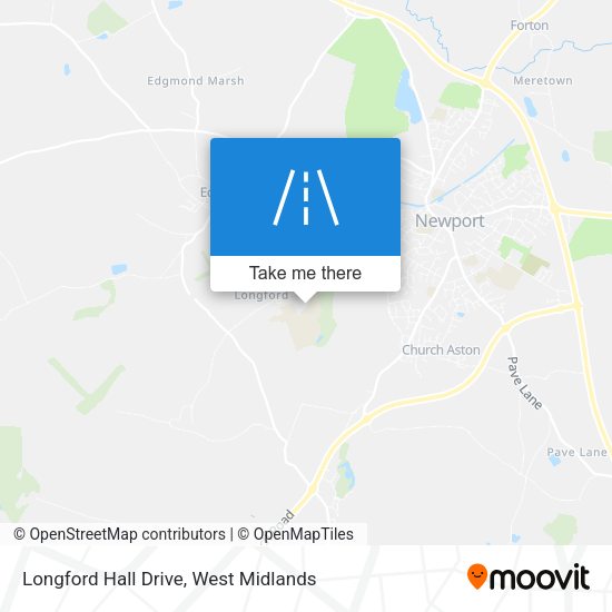 Longford Hall Drive map