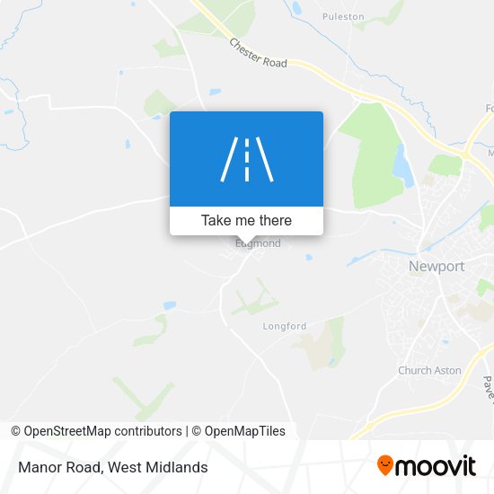 Manor Road map