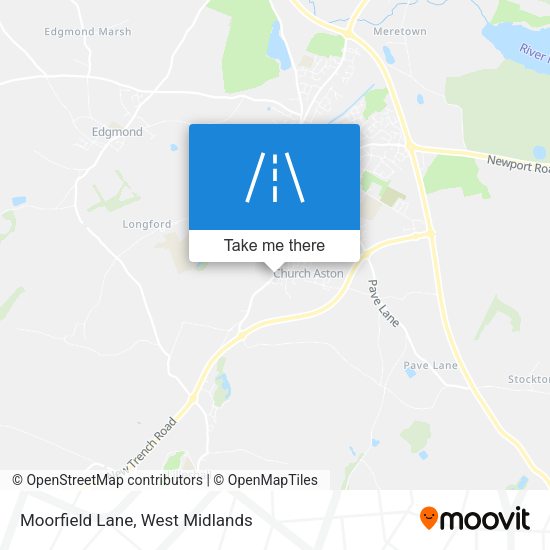 Moorfield Lane map