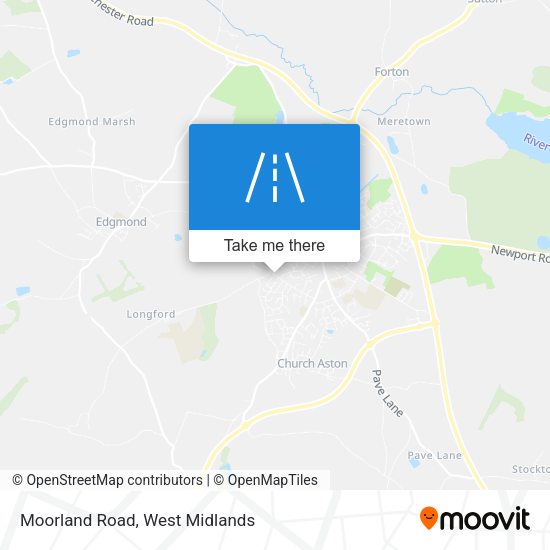 Moorland Road map