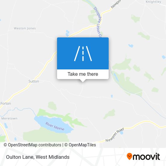 Oulton Lane map