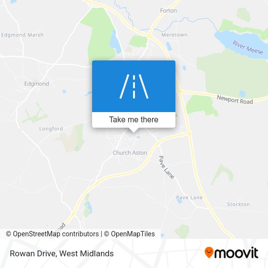 Rowan Drive map