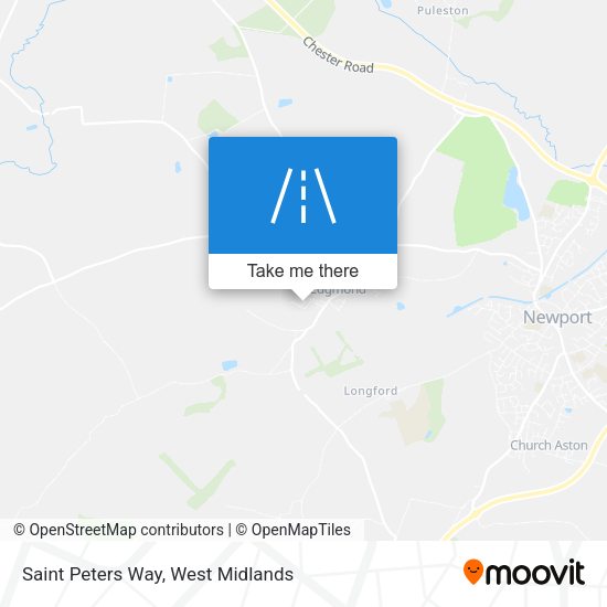 Saint Peters Way map