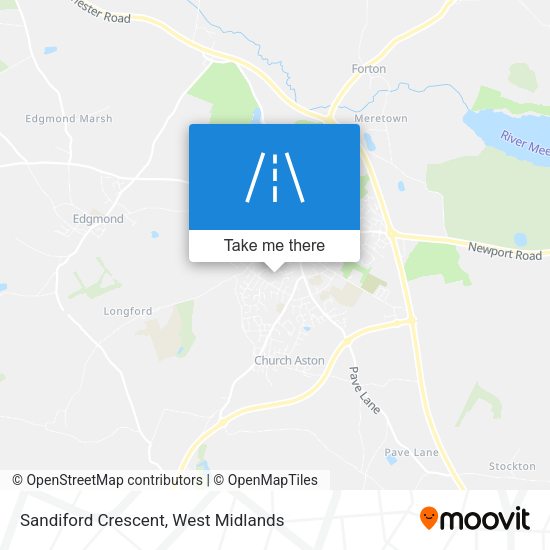 Sandiford Crescent map