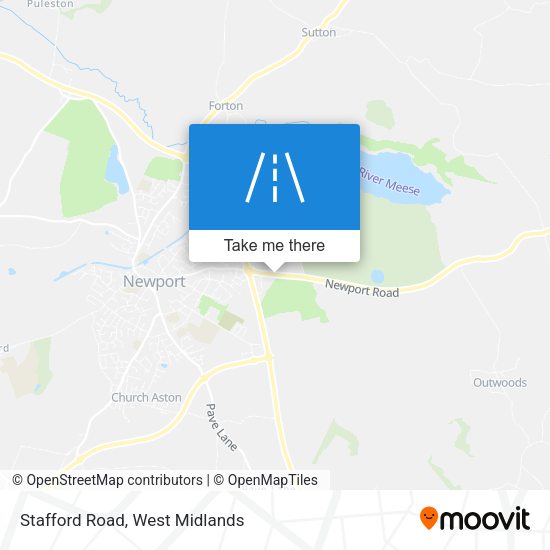 Stafford Road map