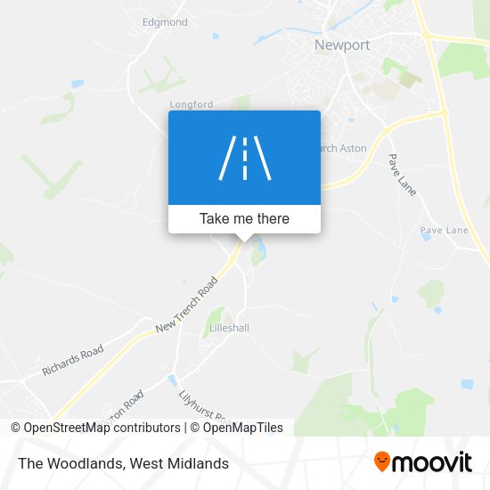 The Woodlands map
