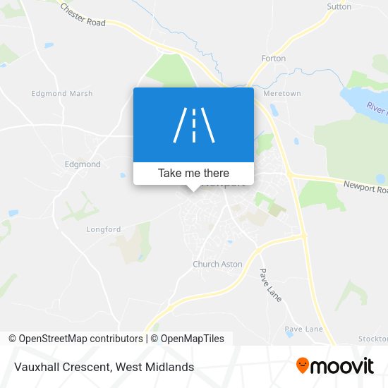 Vauxhall Crescent map