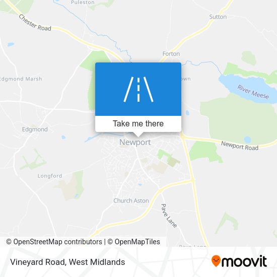 Vineyard Road map