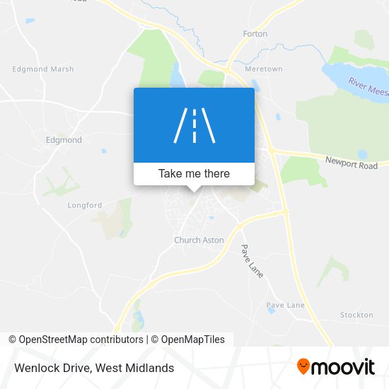 Wenlock Drive map