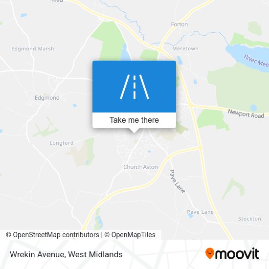 Wrekin Avenue map