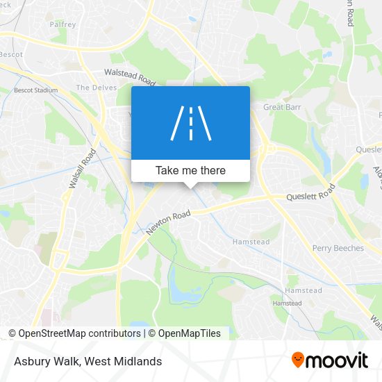 Asbury Walk map