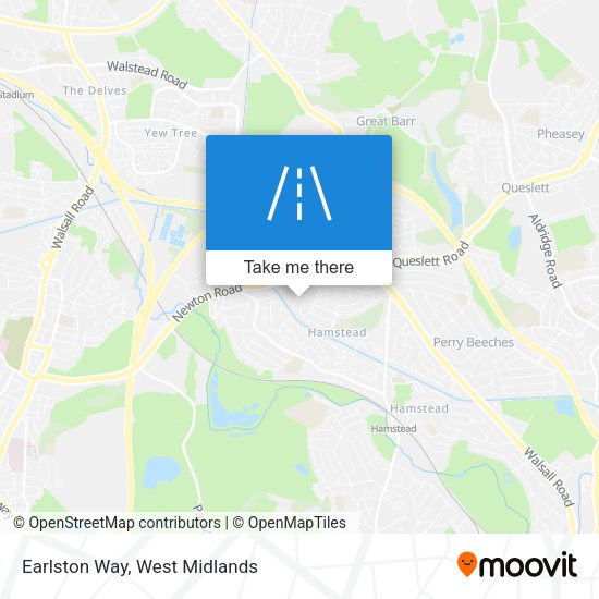 Earlston Way map