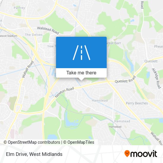 Elm Drive map