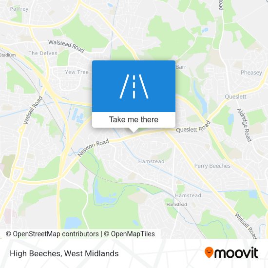 High Beeches map