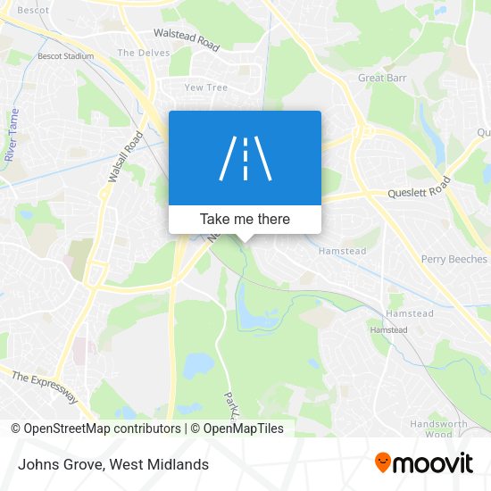 Johns Grove map