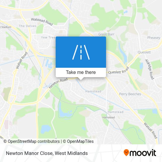 Newton Manor Close map