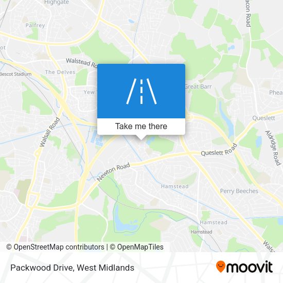 Packwood Drive map