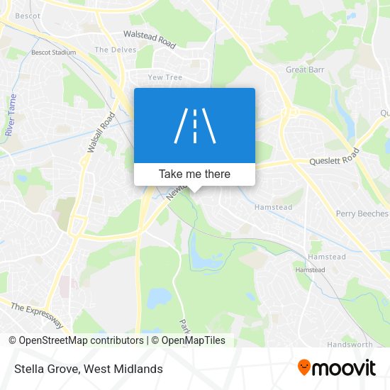 Stella Grove map
