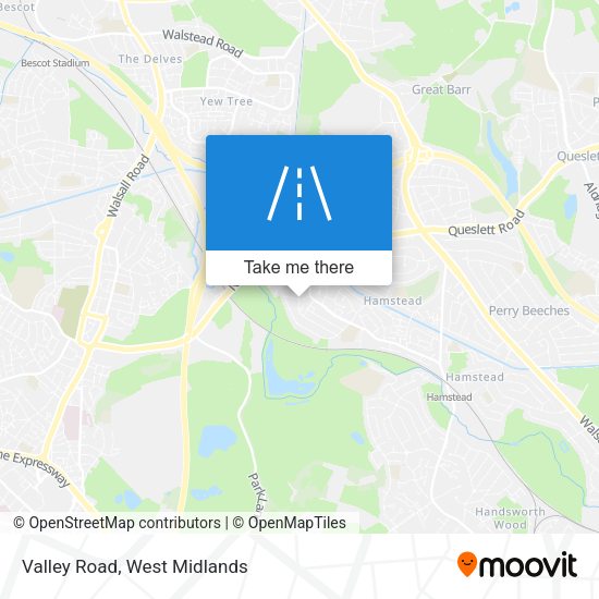 Valley Road map