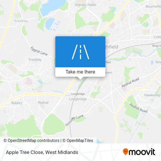 Apple Tree Close map