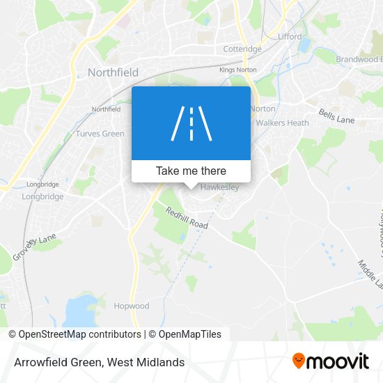 Arrowfield Green map
