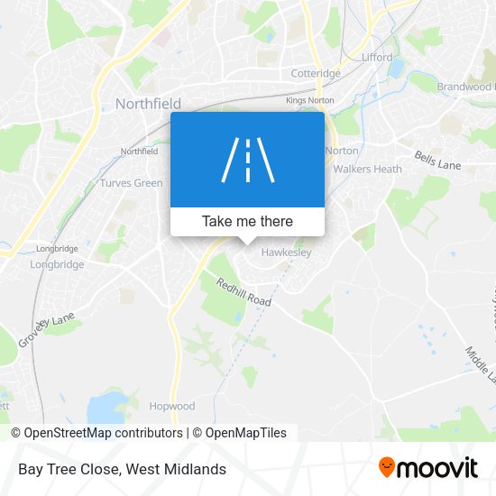 Bay Tree Close map