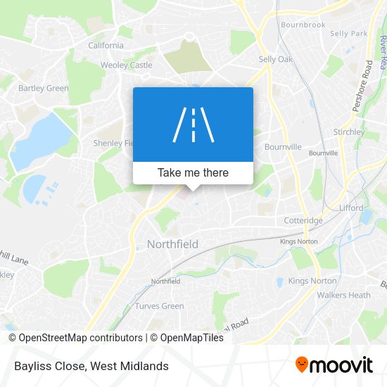 Bayliss Close map