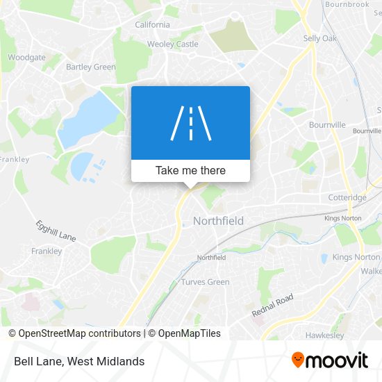 Bell Lane map