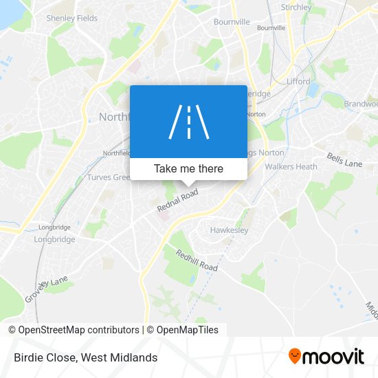 Birdie Close map