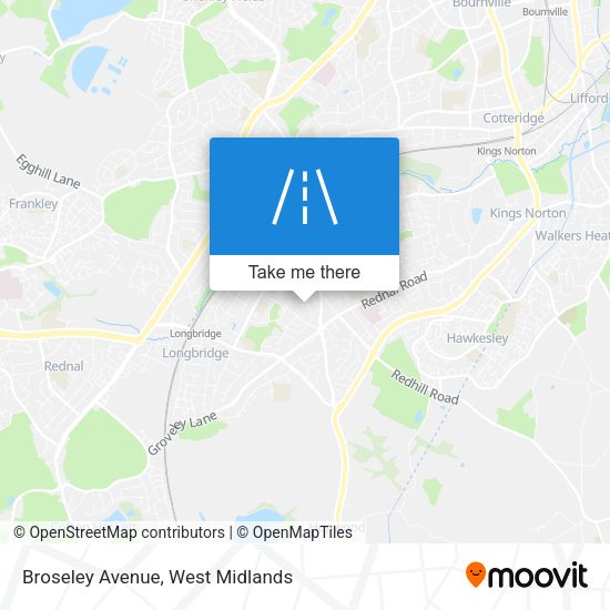 Broseley Avenue map