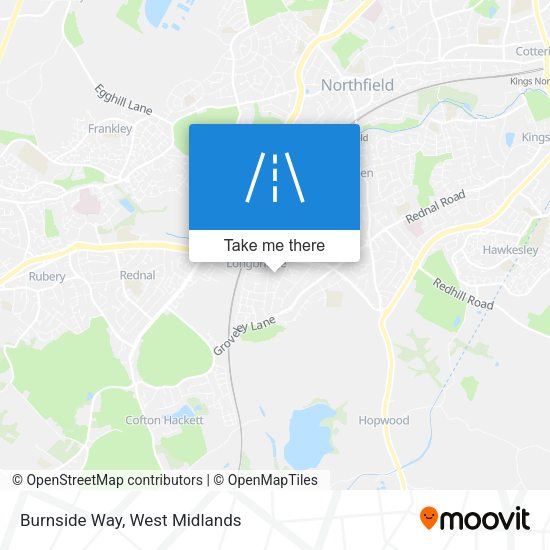 Burnside Way map