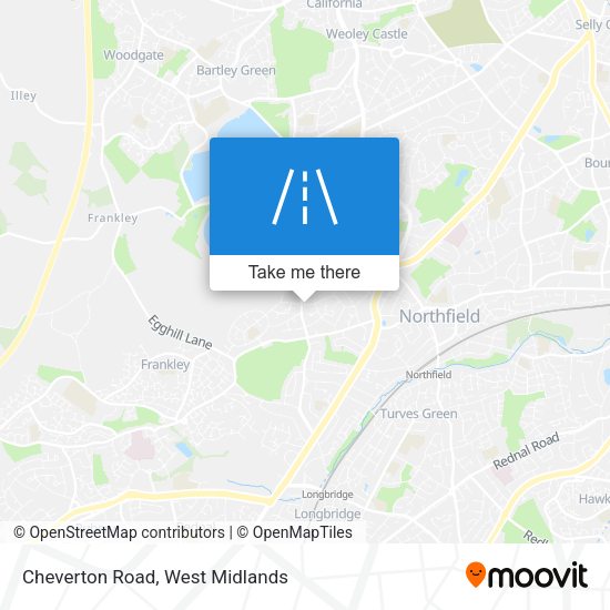 Cheverton Road map