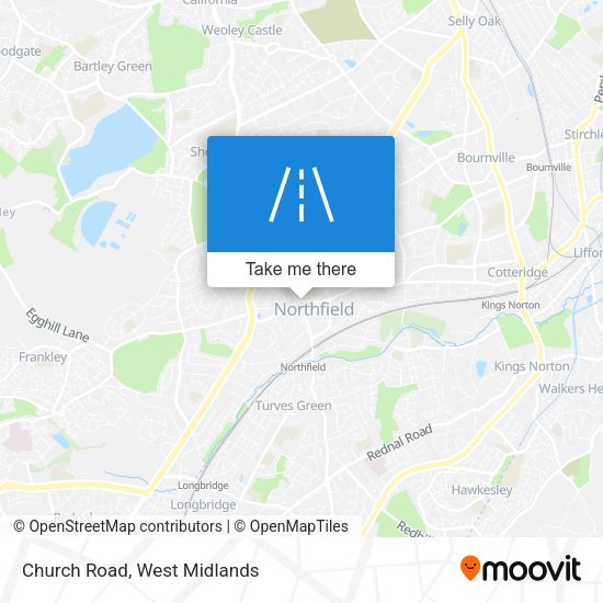 Church Road map