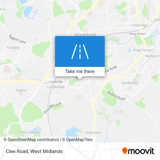 Clee Road map