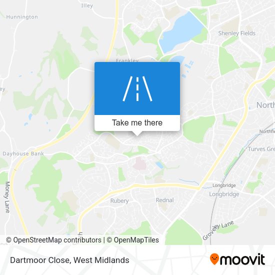 Dartmoor Close map
