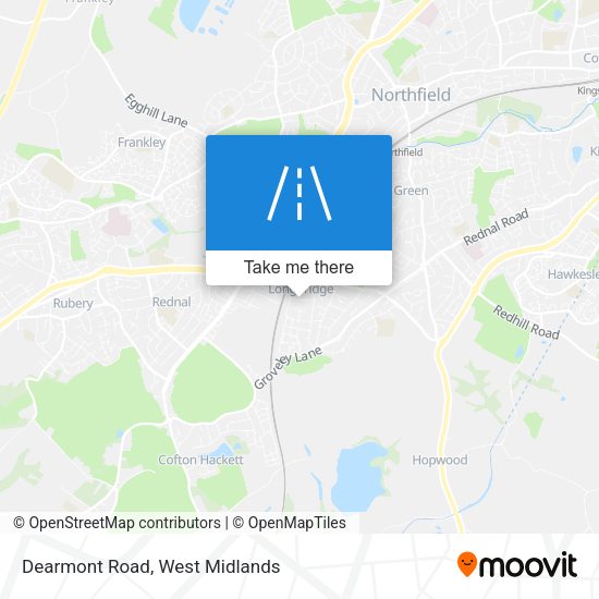 Dearmont Road map