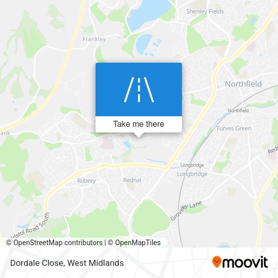 Dordale Close map