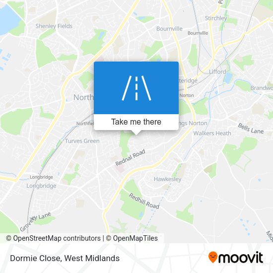 Dormie Close map