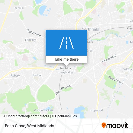 Eden Close map