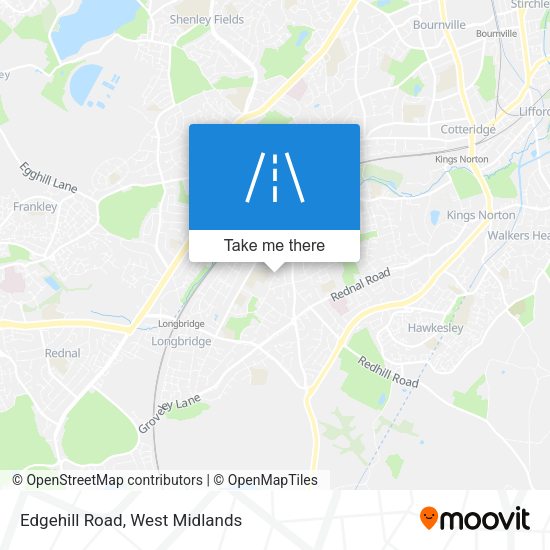 Edgehill Road map