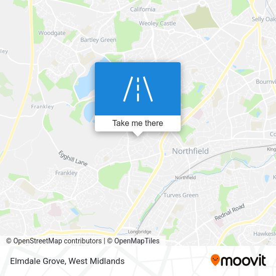 Elmdale Grove map