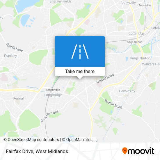 Fairfax Drive map