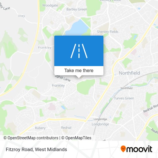Fitzroy Road map
