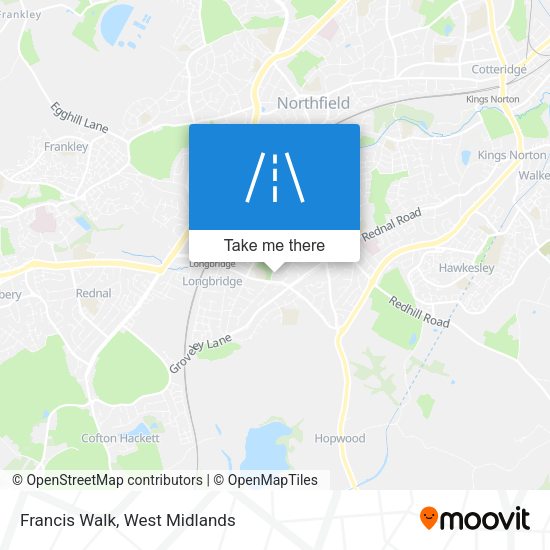 Francis Walk map