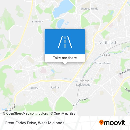 Great Farley Drive map